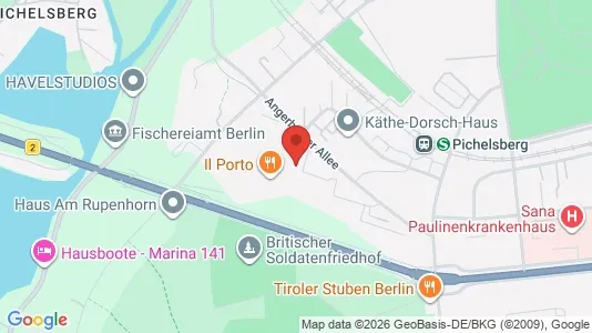 Apartments for rent i Berlin Charlottenburg-Wilmersdorf - kort over placeringen