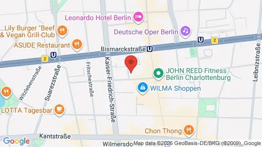 Apartments for rent i Berlin Charlottenburg-Wilmersdorf - kort over placeringen