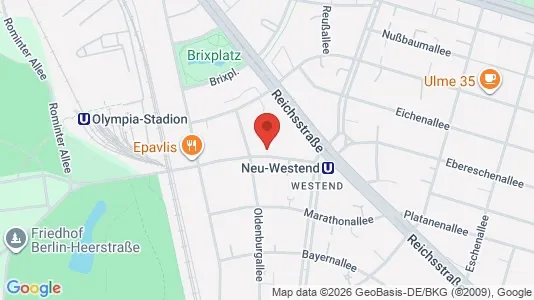 Apartments for rent i Berlin Charlottenburg-Wilmersdorf - kort over placeringen