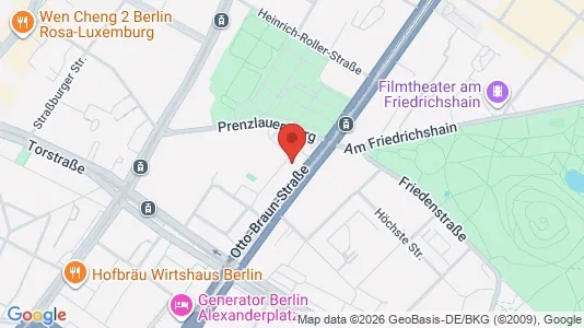 Rooms for rent i Berlin Pankow - kort over placeringen