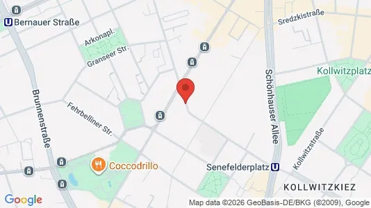 Apartments for rent i Berlin Mitte - kort over placeringen