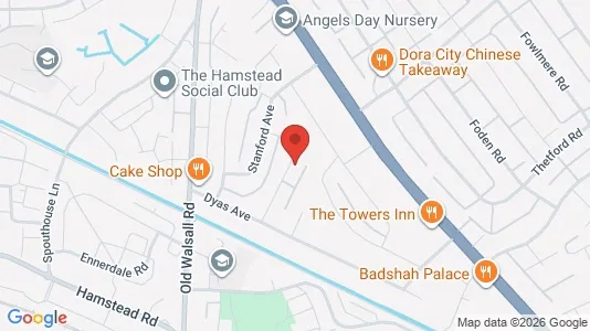 Apartments for rent i Birmingham - West Midlands - kort over placeringen