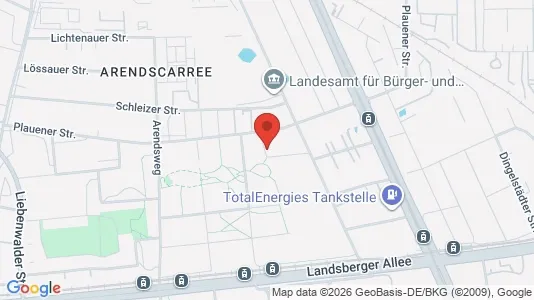 Apartments for rent i Berlin Lichtenberg - kort over placeringen