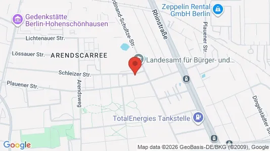 Apartments for rent i Berlin Lichtenberg - kort over placeringen
