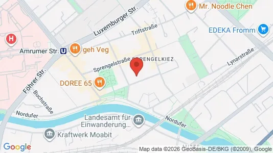 Apartments for rent i Berlin Mitte - kort over placeringen