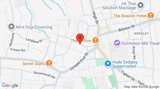 Apartments for rent i Dudley - West Midlands - kort over placeringen