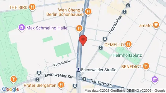 Apartments for rent i Berlin Pankow - kort over placeringen