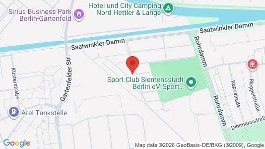 Apartments for rent i Berlin Spandau - kort over placeringen