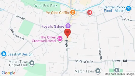 Apartments for rent i March - Cambridgeshire - kort over placeringen