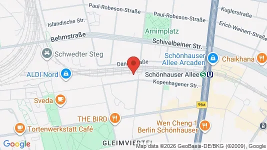 Apartments for rent i Berlin Pankow - kort over placeringen
