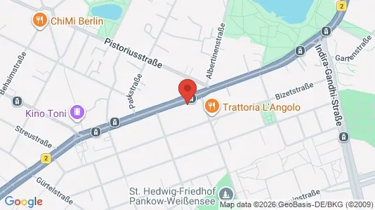 Apartments for rent i Berlin Pankow - kort over placeringen