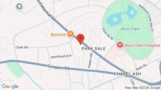 Apartments for rent i Wolverhampton - West Midlands - kort over placeringen