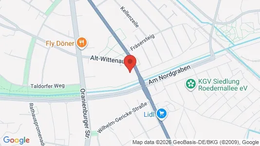 Apartments for rent i Berlin Reinickendorf - kort over placeringen