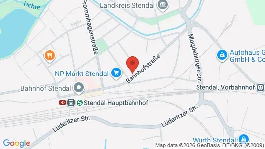 Apartments for rent i Stendal - kort over placeringen