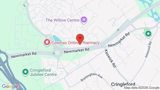 Apartments for rent i Norwich - Norfolk - kort over placeringen