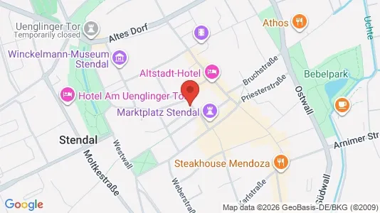 Apartments for rent i Stendal - kort over placeringen