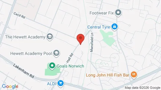 Apartments for rent i Norwich - Norfolk - kort over placeringen