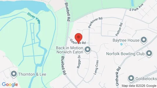 Apartments for rent i Norwich - Norfolk - kort over placeringen