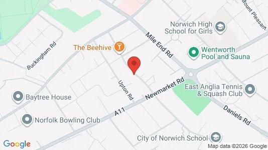 Apartments for rent i Norwich - Norfolk - kort over placeringen