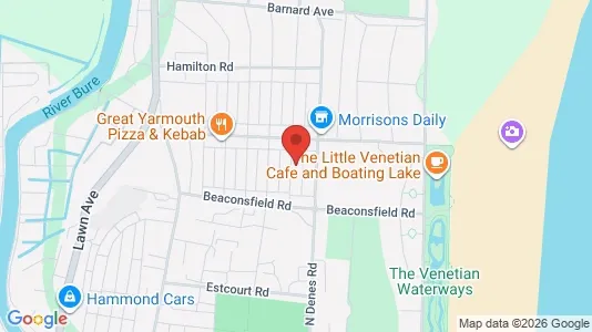 Apartments for rent i Great Yarmouth - Norfolk - kort over placeringen