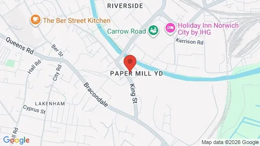 Apartments for rent i Norwich - Norfolk - kort over placeringen