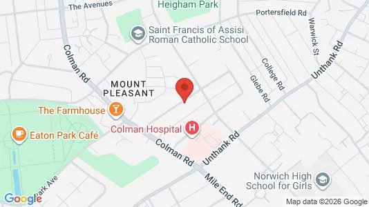 Apartments for rent i Norwich - Norfolk - kort over placeringen