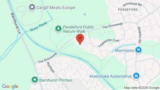Apartments for rent i Wolverhampton - West Midlands - kort over placeringen