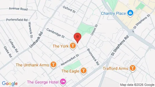 Apartments for rent i Norwich - Norfolk - kort over placeringen