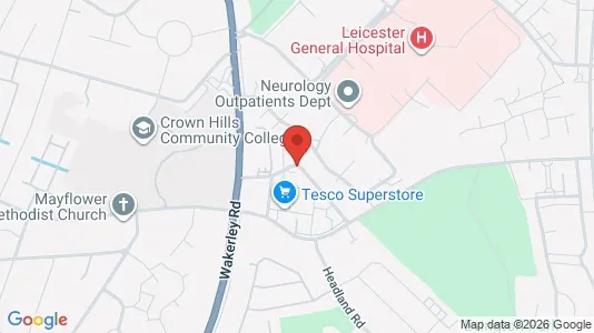 Apartments for rent i Leicester - Leicestershire - kort over placeringen