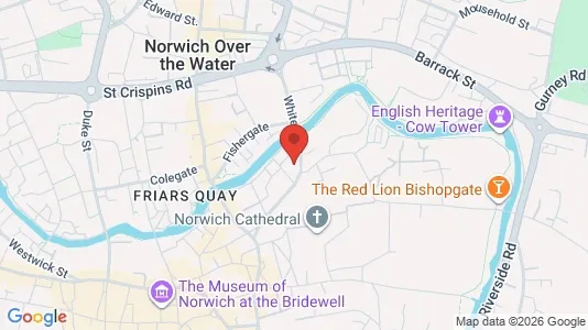 Apartments for rent i Norwich - Norfolk - kort over placeringen
