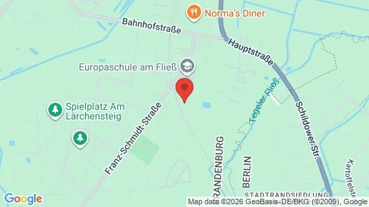 Rooms for rent i Oberhavel - kort over placeringen