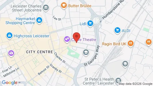 Apartments for rent i Leicester - Leicestershire - kort over placeringen