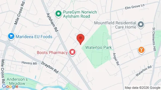 Apartments for rent i Norwich - Norfolk - kort over placeringen