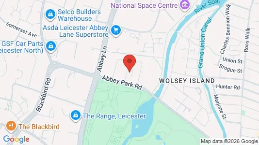 Apartments for rent i Leicester - Leicestershire - kort over placeringen