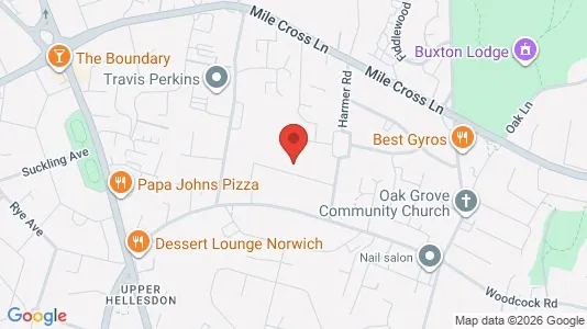 Apartments for rent i Norwich - Norfolk - kort over placeringen