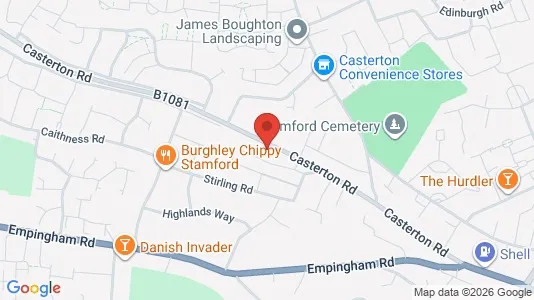 Apartments for rent i Stamford - Lincolnshire - kort over placeringen