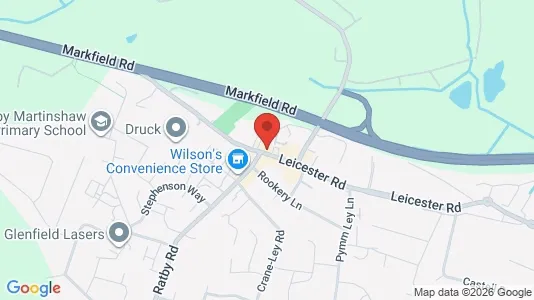 Apartments for rent i Leicester - Leicestershire - kort over placeringen