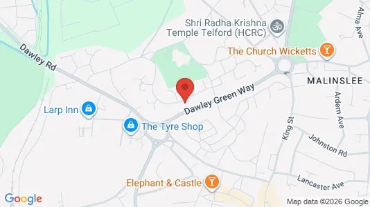 Apartments for rent i Telford - Shropshire - kort over placeringen