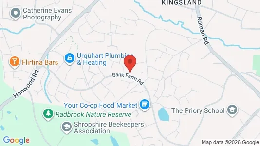 Apartments for rent i Shrewsbury - Shropshire - kort over placeringen
