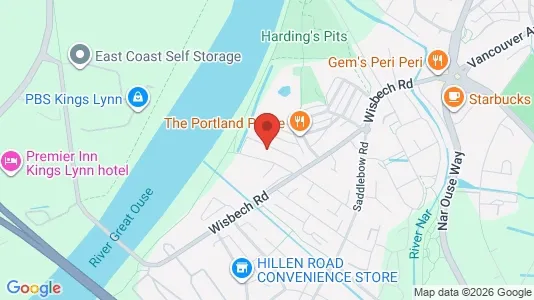 Apartments for rent i King's Lynn - Norfolk - kort over placeringen