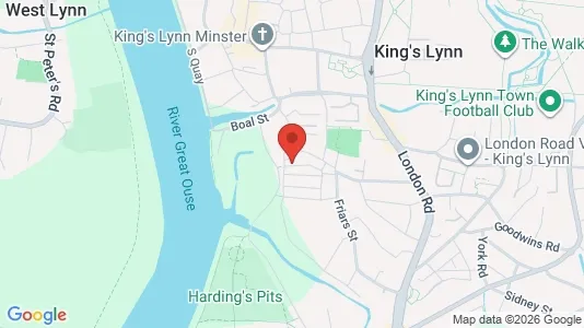 Apartments for rent i King's Lynn - Norfolk - kort over placeringen