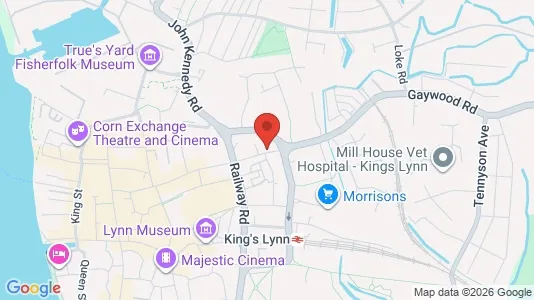 Apartments for rent i King's Lynn - Norfolk - kort over placeringen