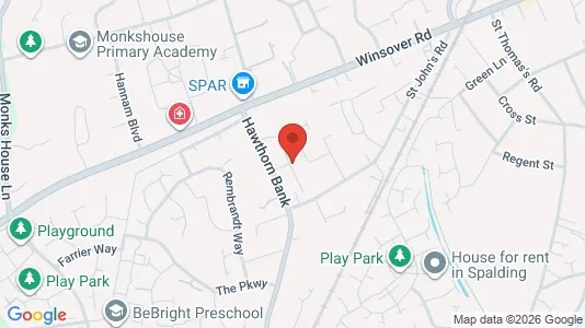 Apartments for rent i Spalding - Lincolnshire - kort over placeringen