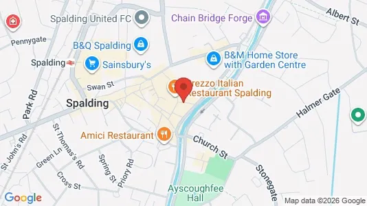 Apartments for rent i Spalding - Lincolnshire - kort over placeringen