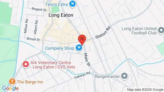 Apartments for rent i Nottingham - Nottinghamshire - kort over placeringen