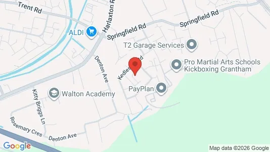 Apartments for rent i Grantham - Lincolnshire - kort over placeringen