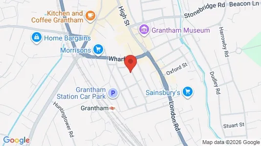 Apartments for rent i Grantham - Lincolnshire - kort over placeringen