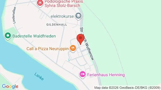 Apartments for rent i Ostprignitz-Ruppin - kort over placeringen