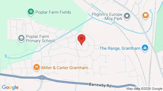 Apartments for rent i Grantham - Lincolnshire - kort over placeringen