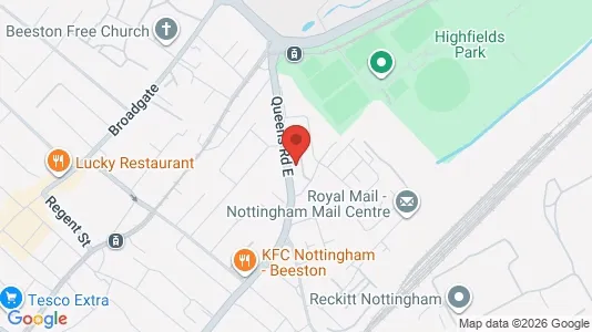 Apartments for rent i Nottingham - Nottinghamshire - kort over placeringen